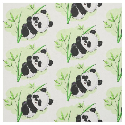 Niedliches Pandagewebe 3/4 Stoff (Muster)