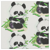 Niedliches Pandagewebe 4/4 Stoff (Nahaufnahme)