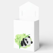 Niedliches Pandas benutzerdefiniertes Textfeld Geschenkschachtel (Geöffnet)