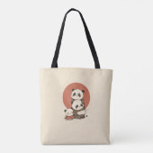 Niedliches Pandas-Design Tasche (Rückseite)