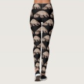 Niedliches Pangolin Leggings (Rückseite)