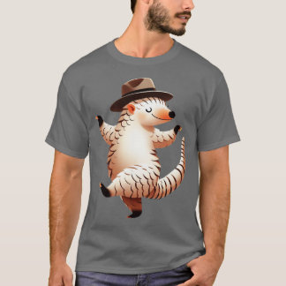 Niedliches Pangolin-Tanzen T-Shirt