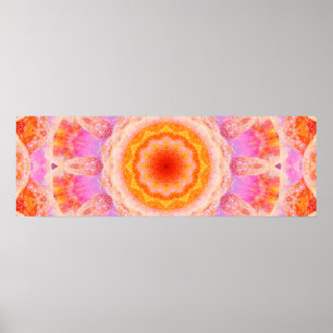 Niedliches Panorama Mandala Poster