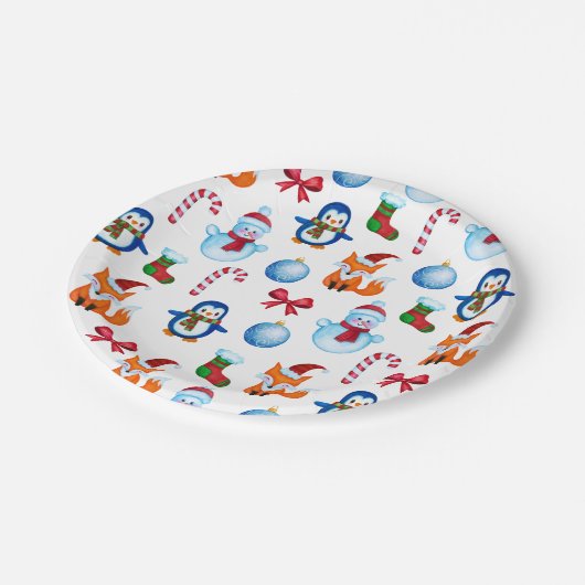 Niedliches Pappteller (Schrägansicht)