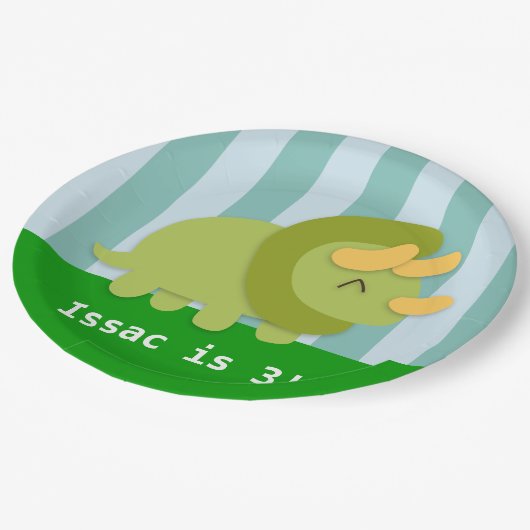 Niedliches Pappteller (Schrägansicht)