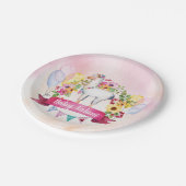 Niedliches Pappteller (Schrägansicht)