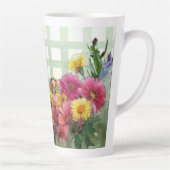 Niedliches Parkett und Blume Milchtasse (Rechts)