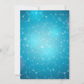 Niedliches Party am Pool, Abschluss Einladung (Rückseite)