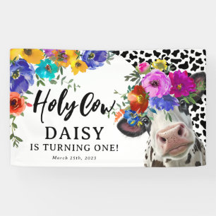 Niedliches Party aus blumenholzem Kindergeburtstag Banner