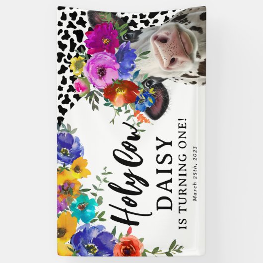 Niedliches Party aus blumenholzem Kindergeburtstag Banner (Vertikal)