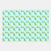 niedliches Party aus Entenkacheln Geschenkpapier Set (Vorderseite 3)