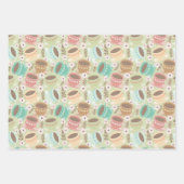 Niedliches Party aus Kacheltee Geschenkpapier Set (Vorderseite)