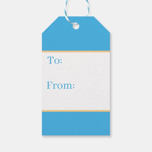 Niedliches Party aus Strandpalmen Geschenkanhänger (Rückseite)