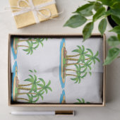 Niedliches Party aus Strandpalmen Seidenpapier (Geschenk)