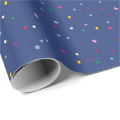 Niedliches Party Confetti Muster Geschenkpapier (Rolleneckpunkt)