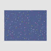 Niedliches Party Confetti Muster Seidenpapier (Vorderseite)