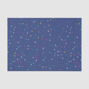 Niedliches Party Confetti Muster Seidenpapier
