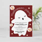 niedliches Party Einladung (Stehend Vorderseite)