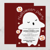 niedliches Party Einladung (Vorne/Hinten)