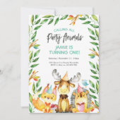 Niedliches Party Einladung (Vorderseite)