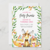 Niedliches Party Einladung (Vorderseite)