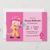 Niedliches Party Einladung (Vorderseite)