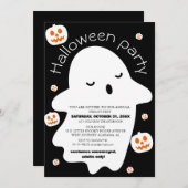 niedliches Party Einladung (Vorne/Hinten)