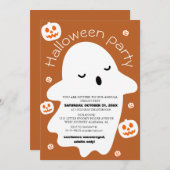 niedliches Party Einladung (Vorne/Hinten)