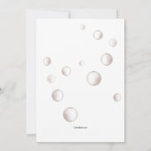 Niedliches Party Einladung (Rückseite)