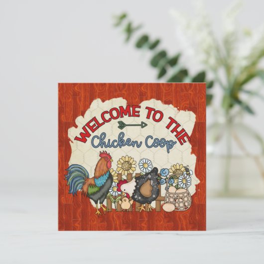 niedliches Party Einladung (Stehend Vorderseite)