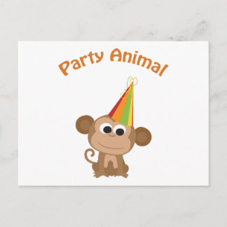 Niedliches Party Einladungspostkarte