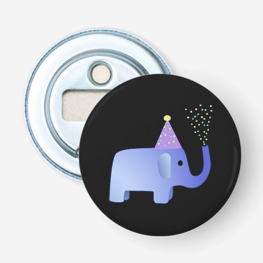 Niedliches Party Elephant Flaschenöffner (Vorderseite)