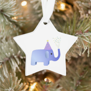Niedliches Party Elephant Ornament