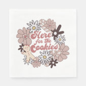 Niedliches Party für den Weihnachtskochtausch Serviette (Vorderseite)