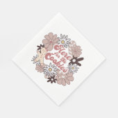 Niedliches Party für den Weihnachtskochtausch Serviette (Ecke)