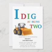 niedliches Party für einfache Bauweise Einladung (Vorderseite)