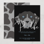 Niedliches Party für Hundehunde Einladung (Vorne/Hinten)