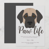 Niedliches Party für Hundehunde Einladung (Vorne/Hinten)