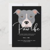 Niedliches Party für Hundehunde Einladung (Vorderseite)