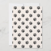 Niedliches Party für Hundehunde Einladung (Rückseite)