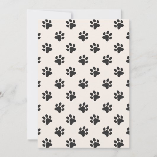 Niedliches Party für Hundehunde Einladung (Rückseite)