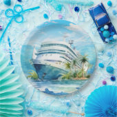 Niedliches Party für Kreuzfahrtschiffe Pappteller (Party)