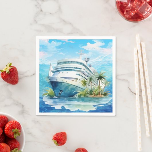Niedliches Party für Kreuzfahrtschiffe Serviette (Beispiel)