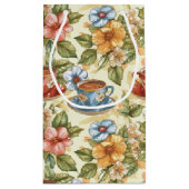 Niedliches Party für Teeliebhaber Kleine Geschenktüte (Rückseite)