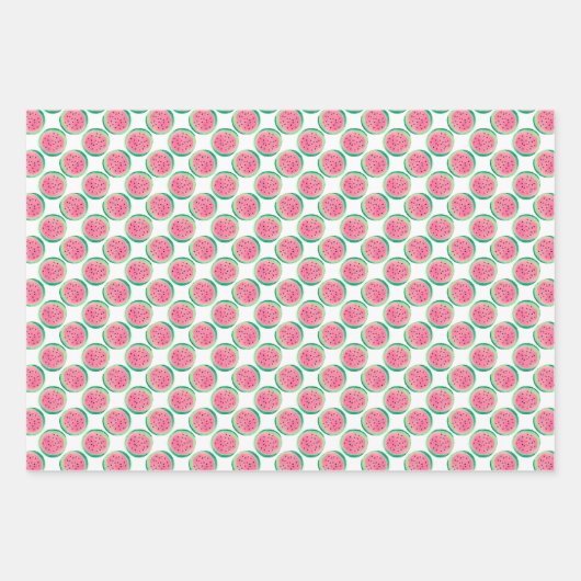 niedliches Party für Wassermelone  Geschenkpapier Set (Vorderseite)