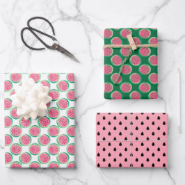 niedliches Party für Wassermelone  Geschenkpapier Set
