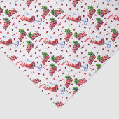 niedliches Party für Weinliebhaber Seidenpapier (Ausschnitt)