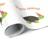 Niedliches Party Geschenkpapier (Rolleneckpunkt)