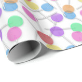 Niedliches Party Geschenkpapier (Rolleneckpunkt)