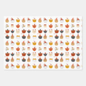 Niedliches Party Geschenkpapier Set (Vorderseite 3)